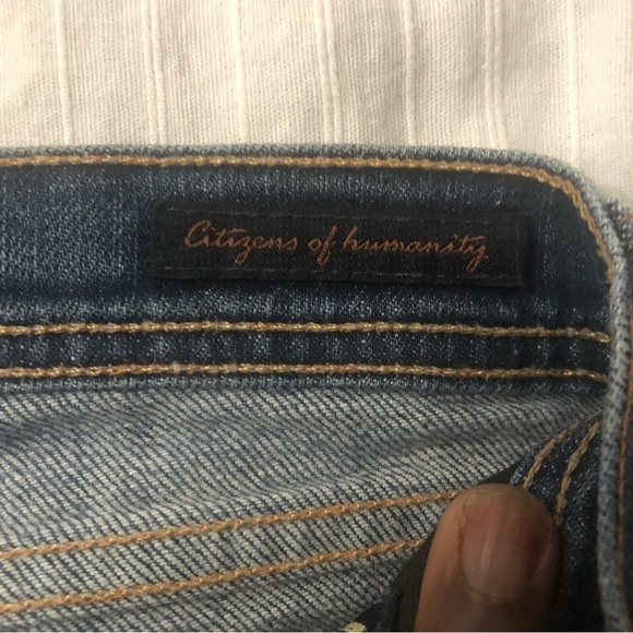 Citizens of Humanity Ingrid #002 Stretch Low Waist Flare Jeans Size 30 - Picture 5 of 8